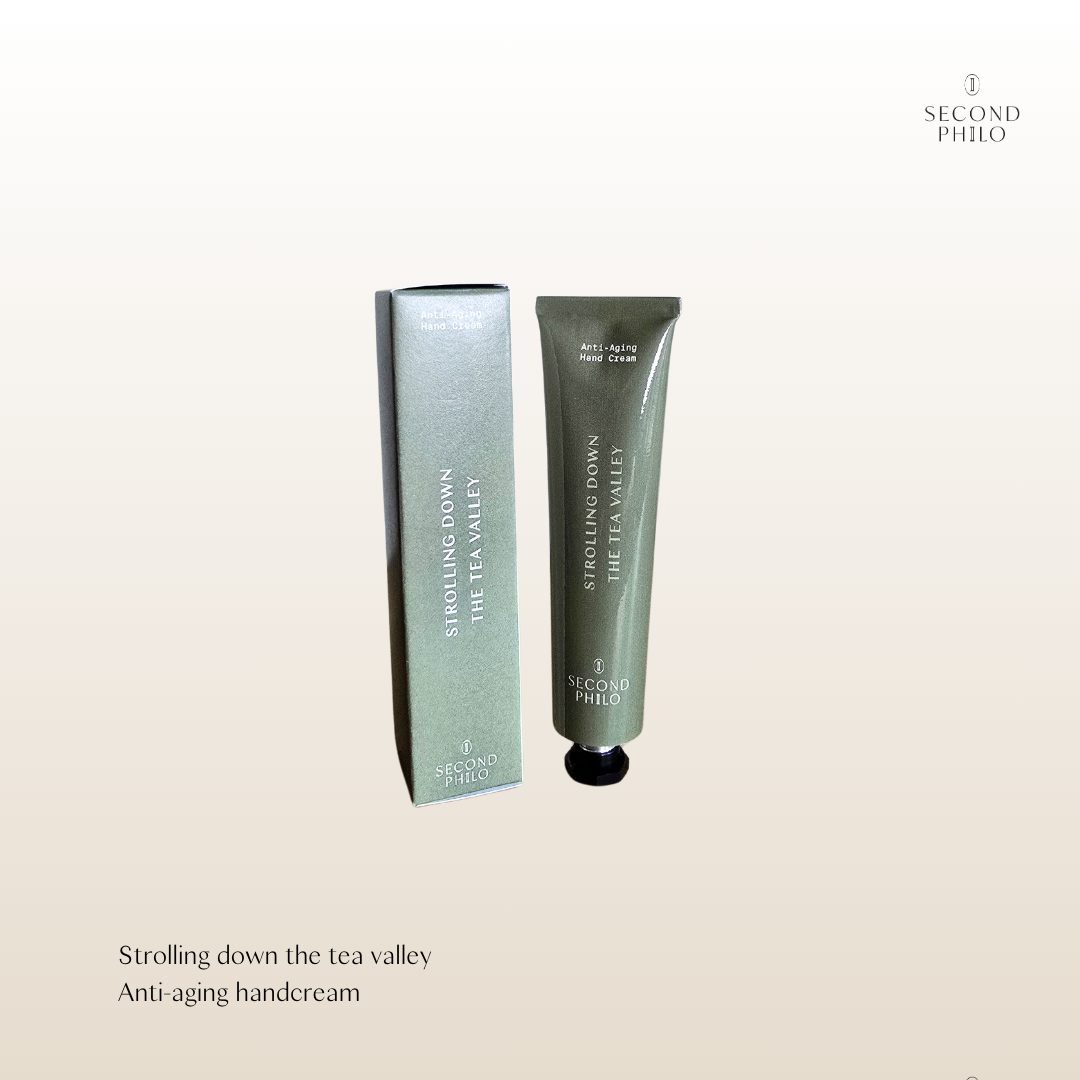 Anti-aging handcream : Strolling down the tea valley